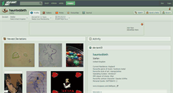 Desktop Screenshot of haunteddeth.deviantart.com