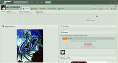 Desktop Screenshot of demoniobodrio.deviantart.com