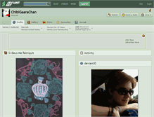 Tablet Screenshot of chibigaarachan.deviantart.com