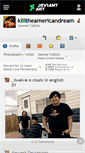 Mobile Screenshot of killtheamericandream.deviantart.com