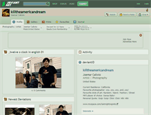 Tablet Screenshot of killtheamericandream.deviantart.com