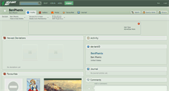 Desktop Screenshot of benphenix.deviantart.com
