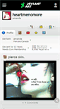 Mobile Screenshot of heartmenomore.deviantart.com