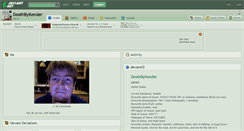 Desktop Screenshot of deathbykender.deviantart.com