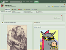 Tablet Screenshot of grahamku.deviantart.com