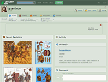 Tablet Screenshot of byzantinum.deviantart.com