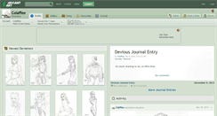 Desktop Screenshot of colaffee.deviantart.com