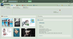 Desktop Screenshot of duparadox.deviantart.com
