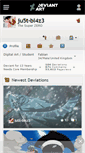 Mobile Screenshot of ju5t-bl4z3.deviantart.com