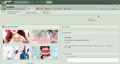 Desktop Screenshot of myidolss.deviantart.com