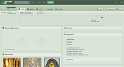 Desktop Screenshot of elpinoine.deviantart.com