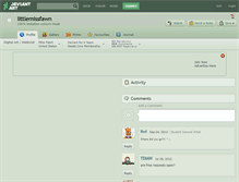 Tablet Screenshot of littlemissfawn.deviantart.com