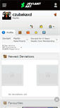 Mobile Screenshot of czubakaxd.deviantart.com