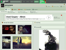 Tablet Screenshot of alexcampos.deviantart.com