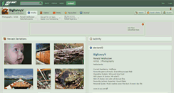 Desktop Screenshot of bigronnyv.deviantart.com