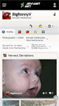 Mobile Screenshot of bigronnyv.deviantart.com