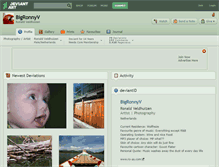 Tablet Screenshot of bigronnyv.deviantart.com