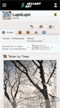 Mobile Screenshot of lupolupo.deviantart.com