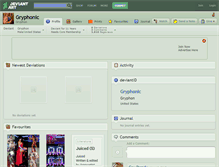 Tablet Screenshot of gryphonic.deviantart.com