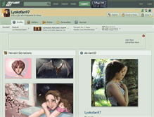 Tablet Screenshot of lyokofan97.deviantart.com