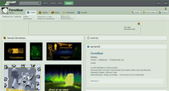Desktop Screenshot of forestbear.deviantart.com