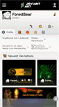 Mobile Screenshot of forestbear.deviantart.com