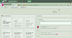 Desktop Screenshot of bored137654.deviantart.com
