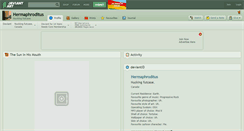 Desktop Screenshot of hermaphroditus.deviantart.com