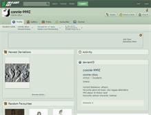 Tablet Screenshot of connie-999z.deviantart.com
