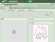 Tablet Screenshot of cupcakesrfancymufins.deviantart.com