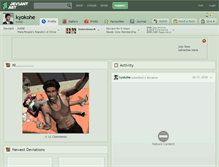 Tablet Screenshot of kyokohe.deviantart.com