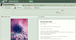 Desktop Screenshot of caitlynedwards91.deviantart.com