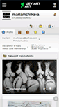 Mobile Screenshot of mariamchikava.deviantart.com