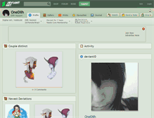 Tablet Screenshot of onediih.deviantart.com