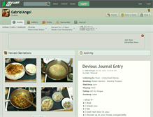 Tablet Screenshot of gabrielangel.deviantart.com