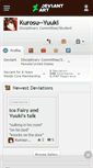 Mobile Screenshot of kurosu--yuuki.deviantart.com