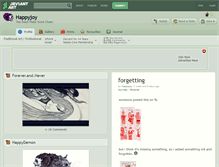 Tablet Screenshot of happyjoy.deviantart.com