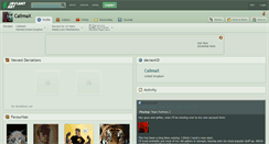Desktop Screenshot of calimax.deviantart.com