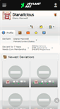 Mobile Screenshot of dianalicious.deviantart.com