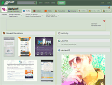 Tablet Screenshot of daskaloff.deviantart.com