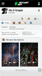 Mobile Screenshot of ms-s-snape.deviantart.com