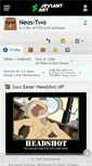 Mobile Screenshot of neos-two.deviantart.com