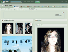 Tablet Screenshot of music--kid.deviantart.com