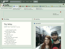 Tablet Screenshot of muffla.deviantart.com