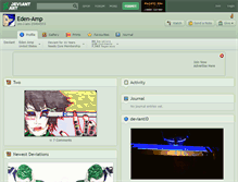 Tablet Screenshot of eden-amp.deviantart.com
