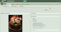 Desktop Screenshot of emilu.deviantart.com