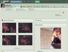 Tablet Screenshot of chris-ch.deviantart.com