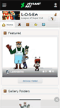 Mobile Screenshot of l-o-s-e.deviantart.com