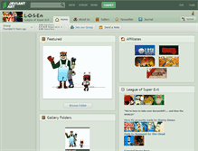 Tablet Screenshot of l-o-s-e.deviantart.com