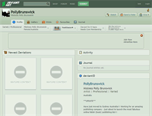 Tablet Screenshot of pollybrunswick.deviantart.com